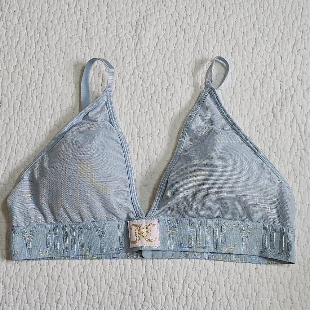 Juicy Couture Light Blue Mesh Bralette
